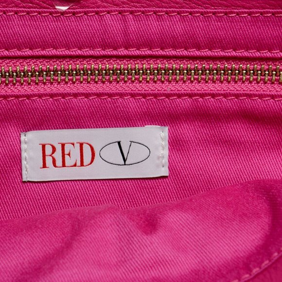Red Valentino Pink Tote Handbag Shoulder Bag